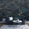 Tapeten Benutzerdefinierte Wandtapete Moderne Einfache Abstrakte Kreative Geometrische Linien Wandmalerei Wohnzimmer TV Sofa Hintergrundpapiere