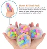 Dzieci Zabawki Kolor Koralik Burr Vent Ball Decompression Massage Squeeze Force Party Gifts Home Travel and Office Użyj