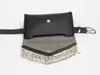 Luxury Diamond Tassel Ladies Fanny Bag Midjebältet Money Pocket Telefon Belly Bag