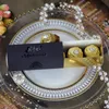 Cadeau cadeau 20pcs Eid Mubarak Gâteau Boîtes de faveur Laser Cut Candy Chocolats Boîte Happy Muslim Party Décoration