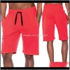 Mens shorts sommar tech fleece baggy svett strandbyxor män casual dagliga kort kläder bopsv ql9v0