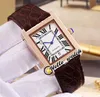 Orologi di design 31mm W5200026 WSTA0029 quadrante bianco da uomo 8215 orologio automatico da uomo cassa in oro rosa cinturino in pelle marrone orologi da polso HWCR