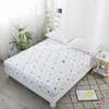 Bonenjoy Kids Bed Sheet Dinosaur Printed Fitted Sheet Queen Size Mattress Cover Protector Single Bed Sheet with Elastic 210626