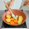 2755 Silicone Spatula Household Cooking High Temperature Resistant NonStick Pan Special Small Soup Spoon Kitchenware Set8076008