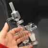 Heet verkopen 14 mm vrouwelijke glazen olie -brander Bong Hookah Water Pijpen met dikke Pyrex Clear Heady Recycler Dab Rig Ash Catcher met mannelijke glazen olie -pijp goedkoopste