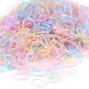1000 pièces/sac couleur bonbon corde enfant bébé supports en TPU bandes de caoutchouc élastiques fille cravate tresses cheveux accessoires cadeau