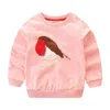 Little maven 2-7Years Autumn Cartoon Butterfly Kid's Girl's Baby's Sweatshirt Children's Clothes For Girl Boy Sweater Fleece 211111