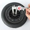80 60-5 pneu de roda com o cubo ajustado para mini karting frontal elétrico infantil go kart wheels pyresmotorcycle pneus225b