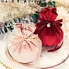 5/10 Stück Samtgarn Hochzeit Süßigkeiten mit Perle Europa Schokolade Paketbeutel Hochzeit Weihnachten Samt Kordelzug Süßigkeitenbeutel