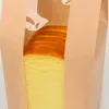 StoBag 50pcs papier Kraft avec fenêtre pain emballage sacs résistant à l'huile petit déjeuner Breat fournitures fête nourriture Toast clair célébrer 2106206D