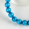 Fili di perline 7A Brasile Pietra naturale Apatite Bracciale Gioielli fatti a mano Filo di fascino Yoga Energia curativa Donna Uomo Trum22