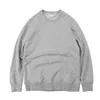 Mäns Hoodies Sweatshirts Parklees 2021 Solid Drag Men O-Neck Oversize Unisex Sweatshirt Casual Daily Harajuku Plus Size Streetwear 12+ CO