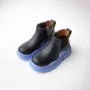 Bottes pour enfants 2021 Automne pour Grils Mode Shorts Chelsea Bottes Garçons Chaussures Bébé Appartements Enfants Classique Doux Semelle Épaisse Plate-Forme Y1029