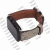 2021 Bracelet Bracelet pour Apple Watch série SE 41/45mm 38/40mm 42/44mm iWatch 7 6 5 4 3 2 1 Bracelet de montre en cuir véritable boucle ceinture de poignet i001