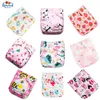 Babyland Bbay Cloth Diapers 9pcs/Lot Washable Nappy Reusable Baby Pocket Diapers Prevent Leakage Waterproof 3-15kg Day & Night 211028