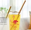 Good Quality 20cm Reusable Yellow Color Bamboo Straws Eco Friendly Handcrafted Natural Drinking Straw SN5868