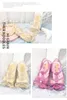 샌들 미니 DD 소녀의 여름 젤리 신발 어린이 심장 디자인 Bowknot 공주 어린이 아기 유아 비치 Roma D020