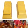 Gold Bar Plastic Golden Home Decor Party Gunpt Midders Bars Simulation Decoration for Movie Props