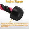 Single Head Grip Bands Touw trek de kabelbevestiging triceps spanning zwart/roze 15,5 inch weerstandsbanden