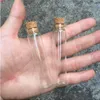 Mini Glass Crafts Бутылки Банки с пробкой Пустые Маленькие Железнодорожные Украшения Бутылки Пузырьки Подарок 100 ШТ. Бесплатная доставка Подача Кол-во