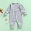 Panich Dziewczyni Dziewczynek Chłopcy Romper, Kids Sun Print Round Neck Długi Rękaw Kombinezon Playits na Spring Fall, 0-18 miesięcy Body