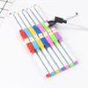 8 stks / partij Kleurrijke Zwarte School Klasse Whiteboard Droog White Board Markers gebouwd in Gum Student Children's Tekening Pen