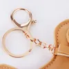 가죽 강아지 키 체인 불독 남자 자동차 보석 PU 여성 가방 매력 Trinket Keyring