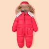 -30 الروسية الاطفال الشتاء snowsuit 2021 ملابس الأطفال البدلة الصبي للماء أسفل سترة ل طفلة ملابس 1-4 سنوات معطف H0909