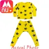 Barnkläder Originaletikett Max Nununu Sprayed Smiles Stars Numbers Warriors Skull Moon Pyjamas Home Wear 2111304227587