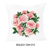 Glückliche Mutter Tag Brief Kissenbezug Rosa Blume Gedruckt Kissenbezug Für Home Sofa Dekorative Kissenbezüge Abdeckung GGA4729