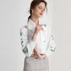 Femmes piste deux pièces ensemble fleur broderie paillettes arc chemises haut + Plaid sirène femme bureau dames jupe costume ensembles 210416