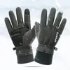 Mannen winterverdikking warm touchscreen antislip fietsling handschoenen