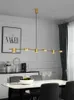 Pendant Lamps Nordic Style Restaurant Chandelier Creative Modern Simple Table Bar Long Three-headed El Front Desk