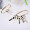 Keychains Durable Brass Screw Lock Clip Keychain Ring Simple Style Car Miri22