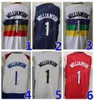 Equipe de basquete Zion 1 Klay Thompson Jersey 11 Karl Anthony Towns 32 Jamal Murray 27 LaMelo Ball 2 Devin Booker Joel Embiid Stitched Good Mens Wear Sport Uniforme Camisa