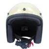 Мотоциклетные шлемы Headbone Винтажный шлем Casco Ретро Moto Motorbike белый с точкой объектива одобрено 3/4 открытое лицо