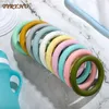 반지 실리콘 비즈 BPA 무료 젖니가없는 10pcs 아기 Teethers 씹는 간호사 목걸이 펜던트 장난감 DIY 젖꼭지 체인 211106