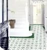 Green fresh small Tile flower brick kitchen bathroom retro wall bricks balcony shop mosaic floor tiles