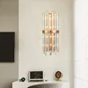 Deluxe Crystal Wall Lamps Classic Led Light Light Light Light Lampe для коридора спальня