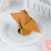 100pcs 30x30cm table lino tovagliolo in poliestere panno per la cena di nozze favori decorazioni natalizie all'ingrosso