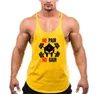 Roupas de marca de fisiculturismo ginásios fitness homens tanque de tanque sem dor sem ganho de impressão colete stringer sportswear undershirt 210421