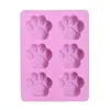 Siliconen Cake Gereedschap Schimmel Zeep Mold Bakken Cat Paw Molds Keuken Tool Accessoires RH1097