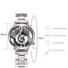 Redes de pulso 2022 Brand Fashion Hollow Note Notation Notation Watch Aço inoxidável Pulso de quartzo para homens Mulheres