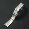 Rostfritt stålband för Tissot T099 Solid Mental 1853 Armband Band ES Tillbehör Metal Watch Strap 21mm