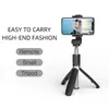 Esnek Selfie Sopa Uzatılabilir Selfie Monopodları Ayrılabilir Kablosuz Uzaktan Çok Fonksiyonlu Tripod Standı Için Akıllı Telefon