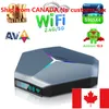 Expédié du CANADA A95X F4 TV Box Amlogic S905X4 Smart Android 104GB 32GB ROM 2.4G 5Ghz Wifi RGB Light Set TopBox