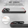 Custodie per cellulari della pelle opaca glassata traslucida per iPhone 13 Pro Max 12 mini Samsung S21 NOTA 20 A32 A52 A72 5G Rugged Hybrid Soft TPU Bumper Hard PC PC Copertura antiurto