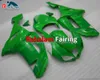 Para Kawasaki Ninja Feedings ZX6R ZX 6R 2007 2008 ZX-6R 07 08 Fairing Set Green Motorcycle Feeding (moldagem por injeção)