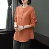 Spring Korea Fashion Women Long Sleeve Loose Shirt All-matched Casual Cotton Linen Blouses Ladies Tops Plus Size S881 210512
