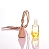 Bouteille de parfum de voiture pendentif diffuseur d'huile essentielle coloré suspendu conteneur vêtements ornements désodorisant pendentifs verre vide 5550843